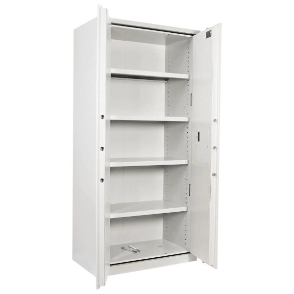 Rottner Stahlbüroschrank Office 3 Premium Elektronikschloss lichtgrau T05034